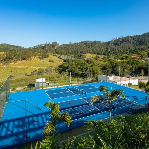 Foto das quadras de pickleball